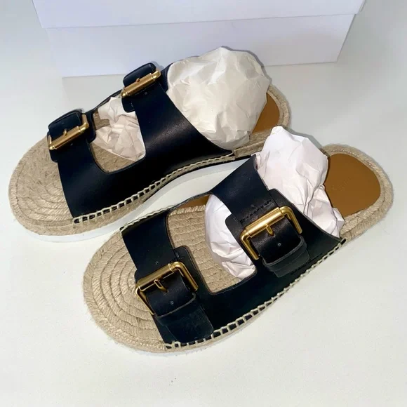 See by deals chloe leather sandals
